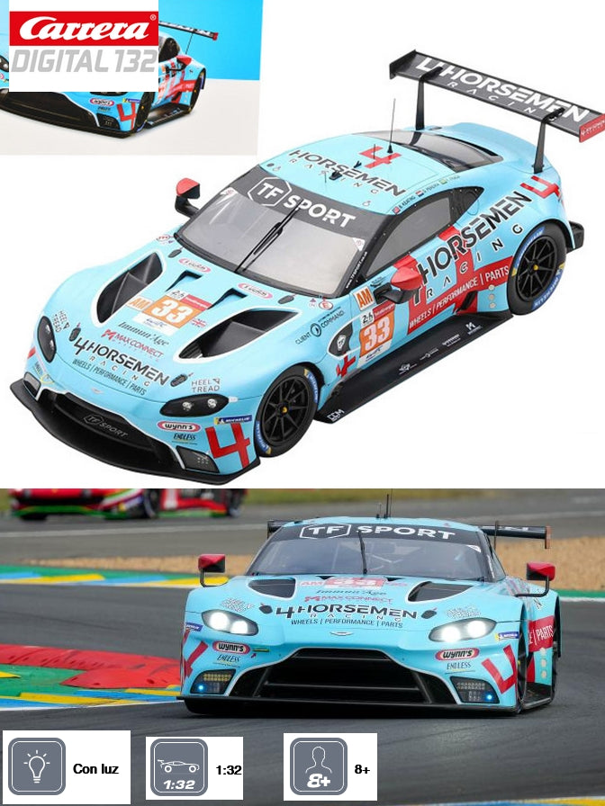 Carrera Digital 132 Aston Martin Vantage GTE TF Sport 4 Horsemen