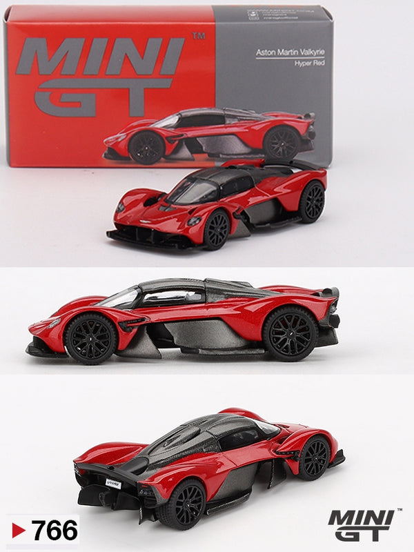 Aston Martin Valkyrie Hyper Red MiniGt